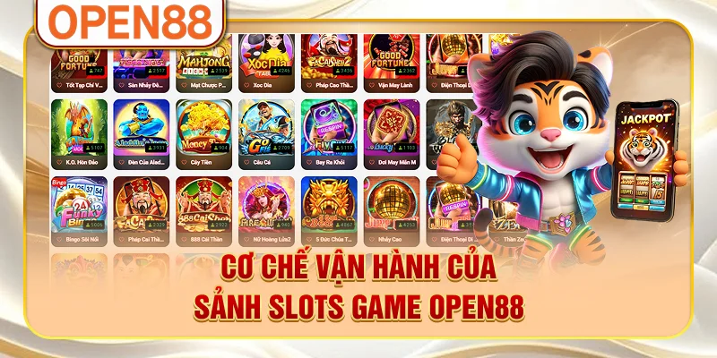 Cơ chế vận hành của sảnh slots game OPEN88