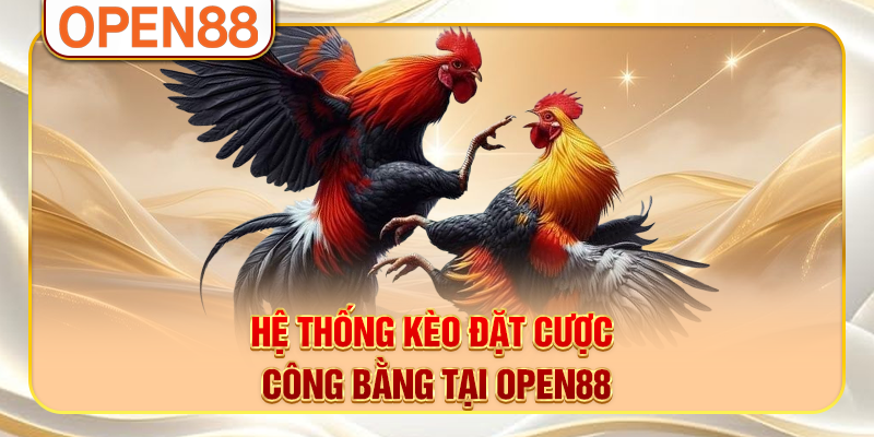 Hệ thống kèo đặt cược công bằng tại OPEN88